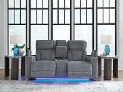 Studio Cave Power Reclining Loveseat with Console Ashley Furniture Loveseat  Fresh Start Furniture