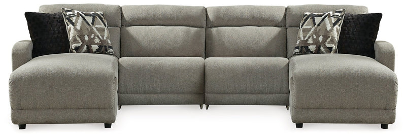 Colleyville Power Reclining Sectional with Chaise -  Ashley Furniture Sectional  Fresh Start Furniture