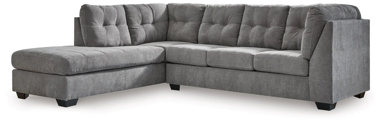 Marleton Grey 2-Piece LAF Chaise Sectional Ashley