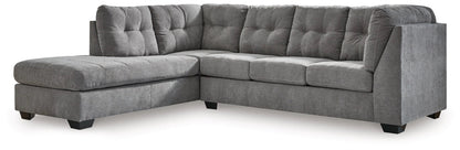 Marleton Grey 2-Piece LAF Chaise Sectional Ashley