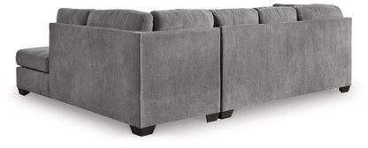 Marleton Grey 2-Piece RAF Chaise Sectional