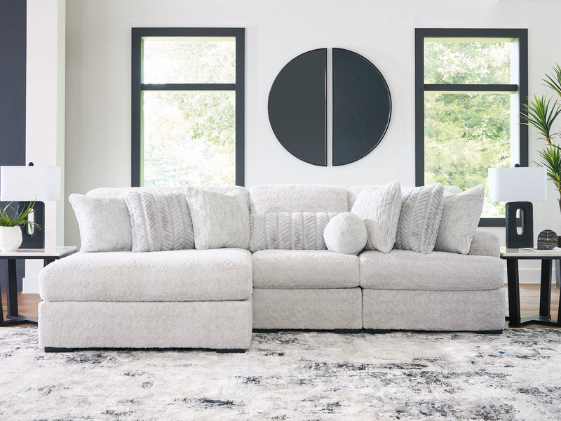 Cuddle Plush Sectional with Chaise -  Ashley Furniture Sectional  Fresh Start Furniture