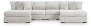 Cuddle Plush Sectional with Chaise -  Ashley Furniture Sectional  Fresh Start Furniture