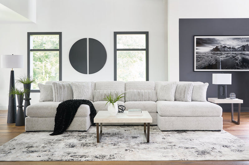 Cuddle Plush Sectional with Chaise -  Ashley Furniture Sectional  Fresh Start Furniture