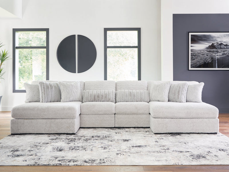 Cuddle Plush Sectional with Chaise -  Ashley Furniture Sectional  Fresh Start Furniture