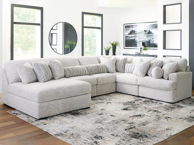 Cuddle Plush Sectional with Chaise -  Ashley Furniture Sectional  Fresh Start Furniture