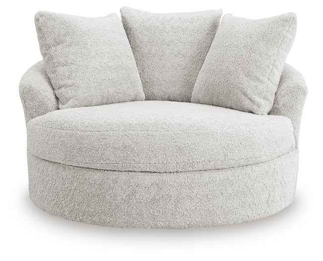 Cuddle Plush Oversized Swivel Accent Chair -  Ashley Furniture Chair  Fresh Start Furniture
