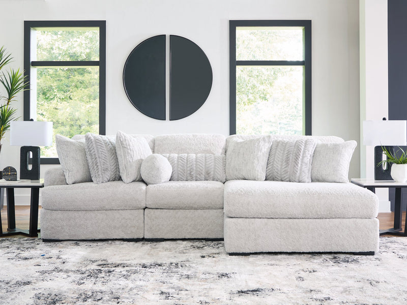 Cuddle Plush Sectional with Chaise -  Ashley Furniture Sectional  Fresh Start Furniture