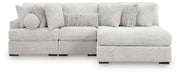 Cuddle Plush Sectional with Chaise -  Ashley Furniture Sectional  Fresh Start Furniture