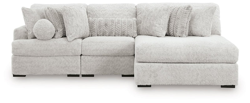 Cuddle Plush Sectional with Chaise -  Ashley Furniture Sectional  Fresh Start Furniture