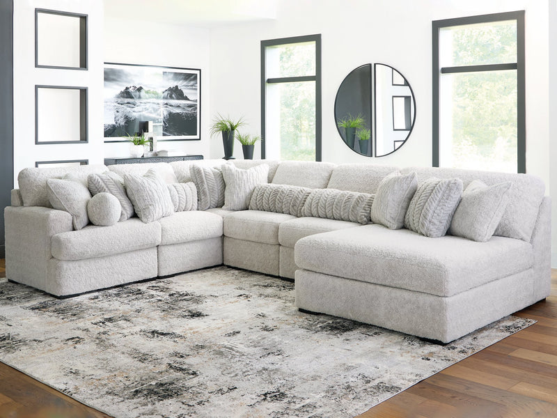 Cuddle Plush Sectional with Chaise -  Ashley Furniture Sectional  Fresh Start Furniture