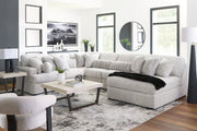Cuddle Plush Sectional with Chaise -  Ashley Furniture Sectional  Fresh Start Furniture