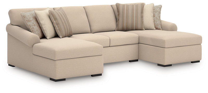 LadyMae Sectional with Chaise Ashley Furniture Sectional 3-Piece: Left-Arm Facing Corner Chaise/Armless Lov Fresh Start Furniture