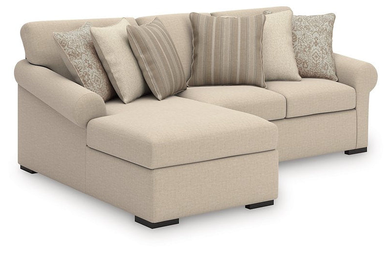 LadyMae Sectional with Chaise Ashley Furniture Sectional  Fresh Start Furniture