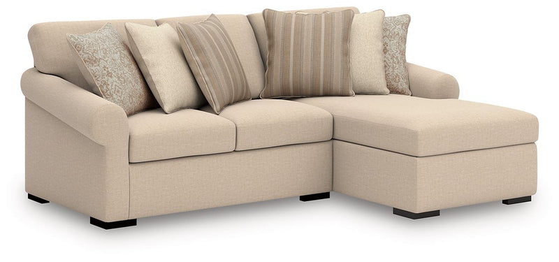 LadyMae Sectional with Chaise Ashley Furniture Sectional 2-Piece: Right-Arm Facing Corner Chaise/Left-Arm F Fresh Start Furniture