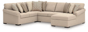 LadyMae Sectional with Chaise Ashley Furniture Sectional 4-Piece: Left-Arm Facing Loveseat/Armless Loveseat Fresh Start Furniture