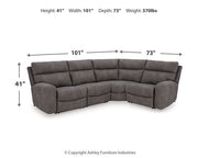 Next-Gen DuraPella Power Reclining Sectional Ashley Furniture Sectional  Fresh Start Furniture