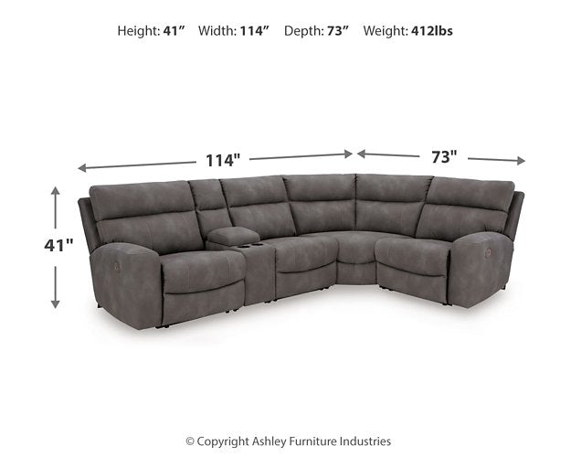 Next-Gen DuraPella Power Reclining Sectional Ashley Furniture Sectional  Fresh Start Furniture