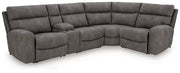 Next-Gen DuraPella Power Reclining Sectional Ashley Furniture Sectional Slate / 5-Piece: Left-Arm Facing Power Recliner/Co Fresh Start Furniture
