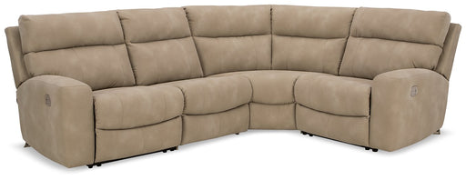 Next-Gen DuraPella Power Reclining Sectional Ashley Furniture Sectional Sand / 4-Piece: Left-Arm Facing Power Recliner/Arm Fresh Start Furniture