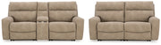 Next-Gen DuraPella Living Room Set Ashley Furniture Living Room Set Sand / 2-Piece: Sofa/Loveseat w/ Console Fresh Start Furniture