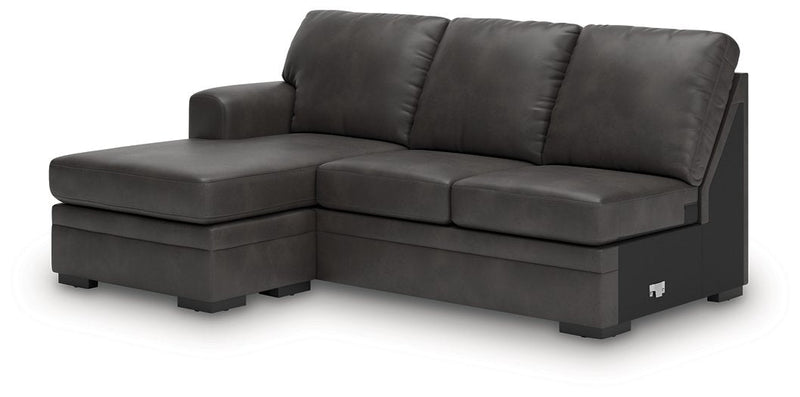 Lofton-Pike Sectional with Chaise Ashley Furniture Sectional  Fresh Start Furniture