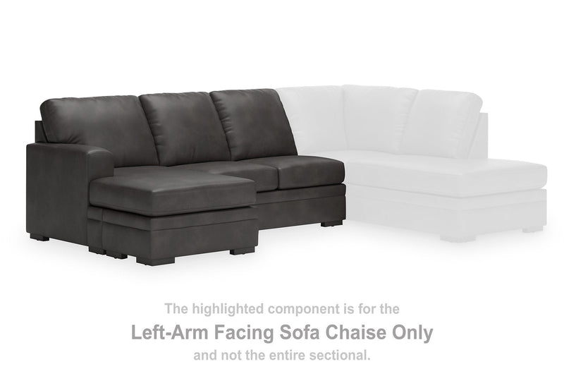 Lofton-Pike Sectional with Chaise Ashley Furniture Sectional  Fresh Start Furniture