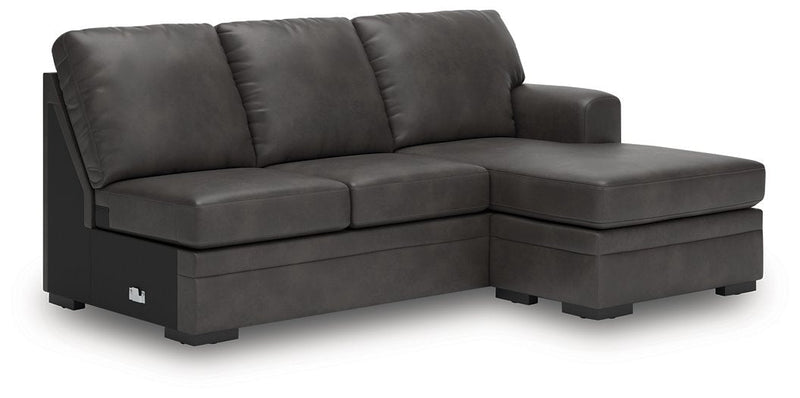 Lofton-Pike Sectional with Chaise Ashley Furniture Sectional  Fresh Start Furniture