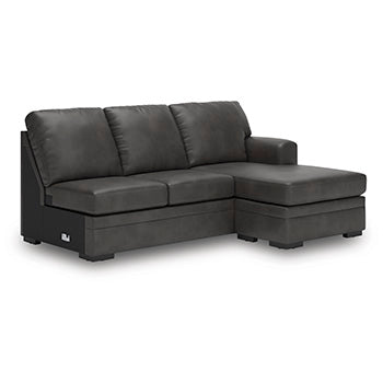 Lofton-Pike Sectional with Chaise Ashley Furniture Sectional  Fresh Start Furniture