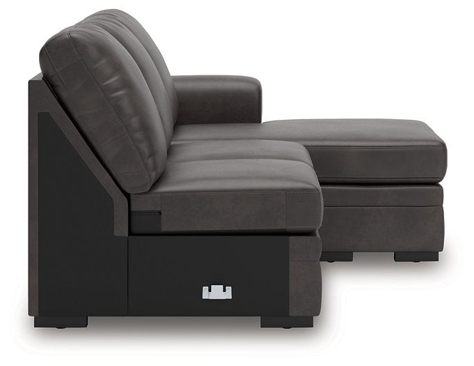 Lofton-Pike Sectional with Chaise Ashley Furniture Sectional  Fresh Start Furniture