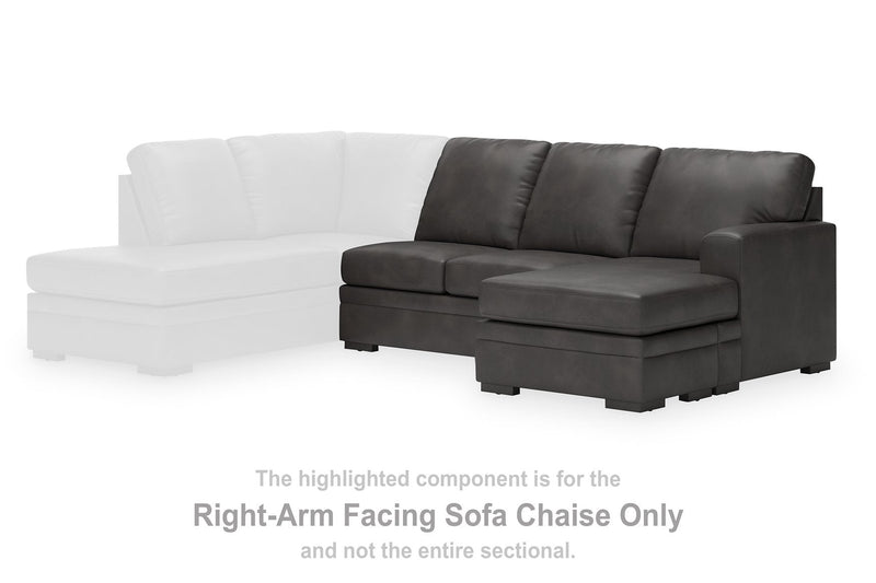 Lofton-Pike Sectional with Chaise Ashley Furniture Sectional  Fresh Start Furniture