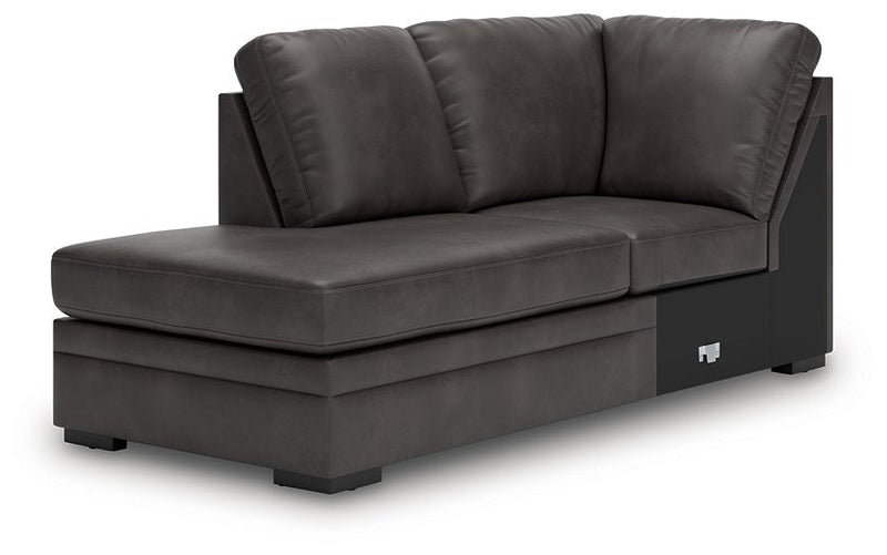 Lofton-Pike Sectional with Chaise Ashley Furniture Sectional  Fresh Start Furniture