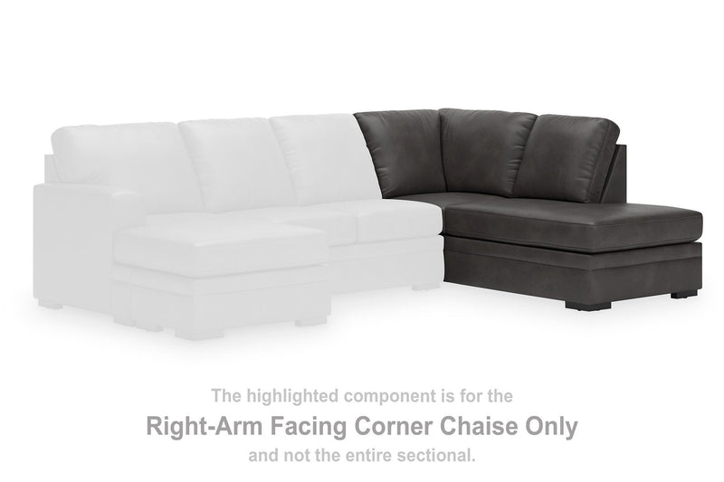Lofton-Pike Sectional with Chaise Ashley Furniture Sectional  Fresh Start Furniture