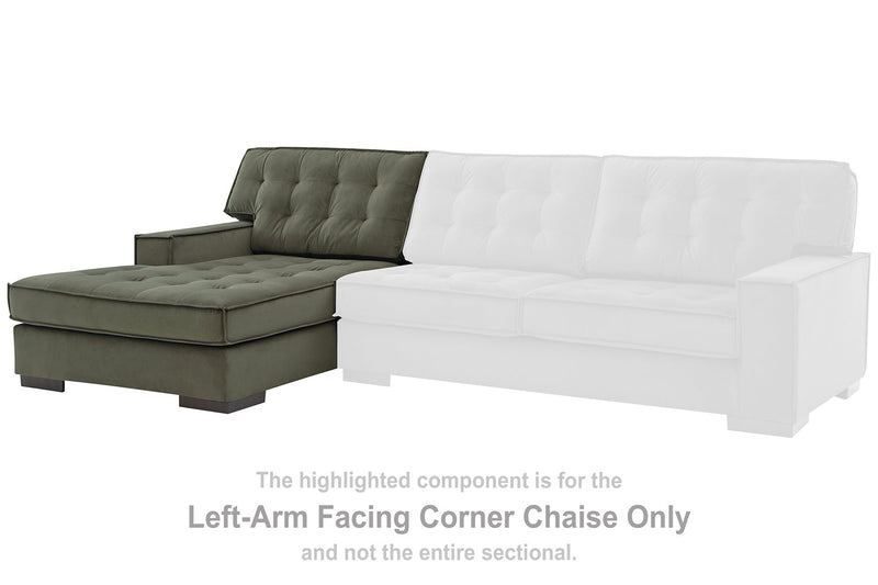 Caspian-Town Sectional with Chaise -  Ashley Furniture Sectional  Fresh Start Furniture