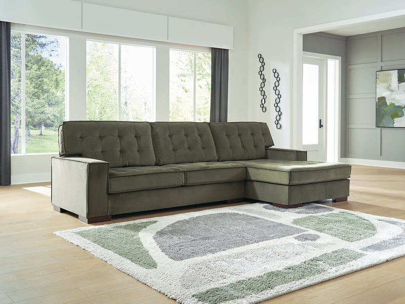 Caspian-Town Sectional with Chaise -  Ashley Furniture Sectional  Fresh Start Furniture