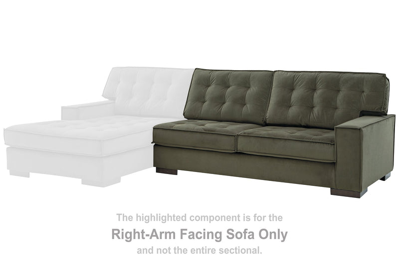 Caspian-Town Sectional with Chaise -  Ashley Furniture Sectional  Fresh Start Furniture