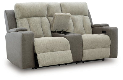 WhipLash Power Reclining Loveseat with Console Ashley Furniture Loveseat  Fresh Start Furniture