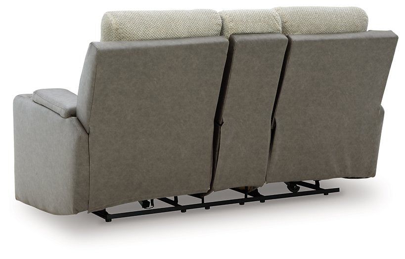 WhipLash Power Reclining Loveseat with Console Ashley Furniture Loveseat  Fresh Start Furniture
