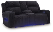 Forest Lake Power Reclining Loveseat with Console Ashley Furniture Loveseat  Fresh Start Furniture