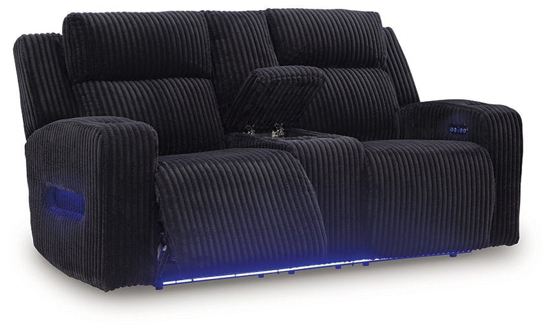 Forest Lake Power Reclining Loveseat with Console Ashley Furniture Loveseat  Fresh Start Furniture