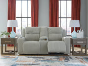 Forest Lake Power Reclining Loveseat with Console Ashley Furniture Loveseat  Fresh Start Furniture
