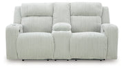 Forest Lake Power Reclining Loveseat with Console Ashley Furniture Loveseat Alloy Fresh Start Furniture