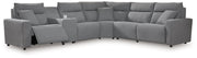 Modmax Reclining Sectional with Console Ashley Furniture Sectional Default Title Fresh Start Furniture