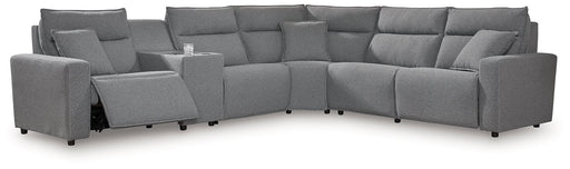 Modmax Reclining Sectional with Console Ashley Furniture Sectional Default Title Fresh Start Furniture