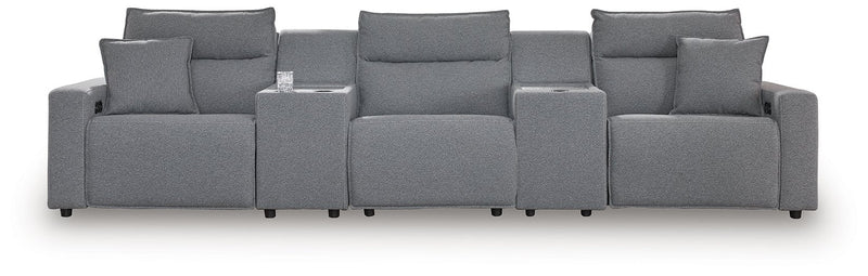 Modmax Power Reclining Sectional Ashley Furniture Sectional 5-Piece: Left-Arm Facing Power Recliner/Armless Ch Fresh Start Furniture