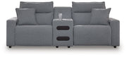 Modmax Power Reclining Sectional Ashley Furniture Sectional 3-Piece: Left-Arm Facing Power Recliner/Console w/ Fresh Start Furniture