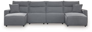 Modmax Power Reclining Sectional with Chaise Ashley Furniture Sectional 4-Piece: Left-Arm Facing Power Reclining Chaise/2- Fresh Start Furniture