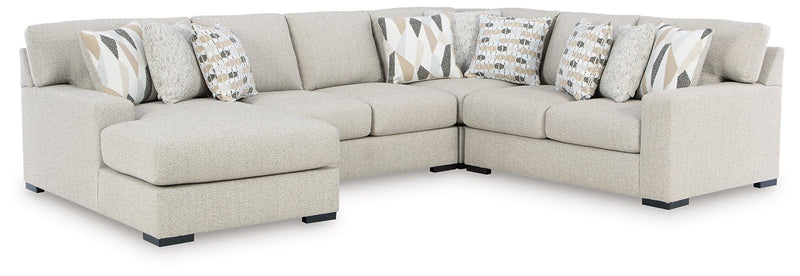Laurelgrove Sectional with Chaise Ashley Furniture Sectional 4-Piece / Left-Arm Facing Fresh Start Furniture