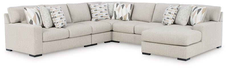 Laurelgrove Sectional with Chaise Ashley Furniture Sectional 5-Piece / Right-Arm Facing Fresh Start Furniture
