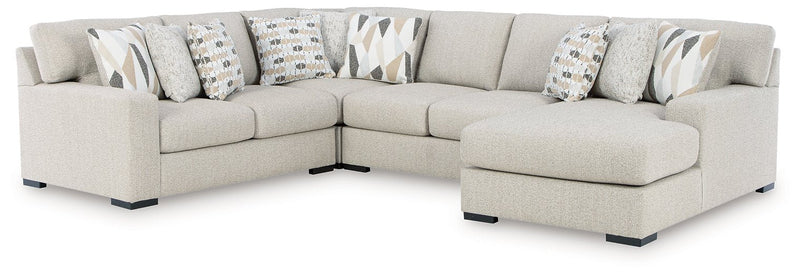 Laurelgrove Sectional with Chaise Ashley Furniture Sectional 4-Piece / Right-Arm Facing Fresh Start Furniture